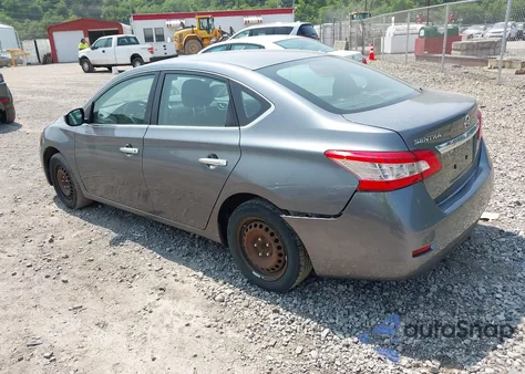 2015 Nissan Sentra S из США, поврежденный, VIN 3N1AB7AP3FY343714